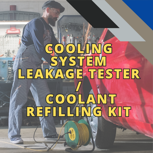 How to Use a Cooling System Leakage Tester and Vacuum-Type Coolant Refilling Kit