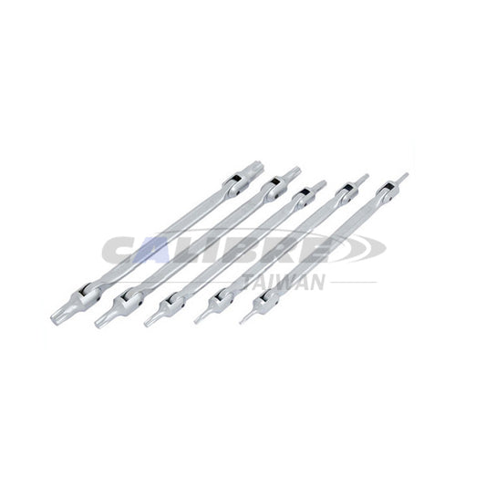 5pc Swivel Head Star Key Set