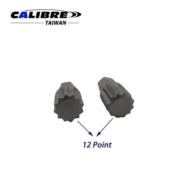 2pc M14 x 30mml S2 Spline Bit Set