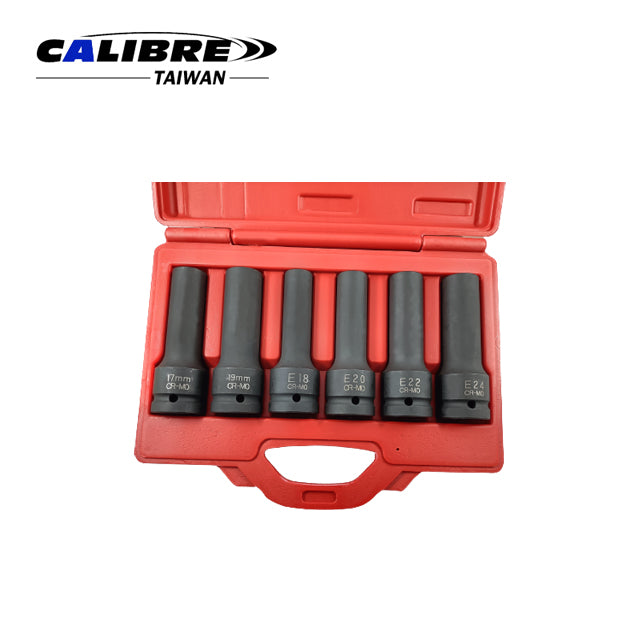 6pc 3/4” Dr E-Socket Set