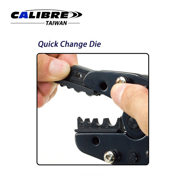 8.8” Quick Change Interchangeable Ratchet Crimper