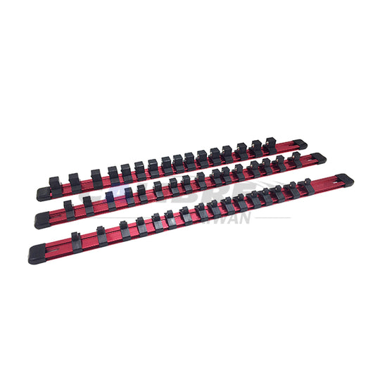 3pc Aluminum Socket Holder Set