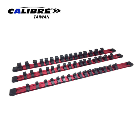 3pc Aluminum Socket Holder Set