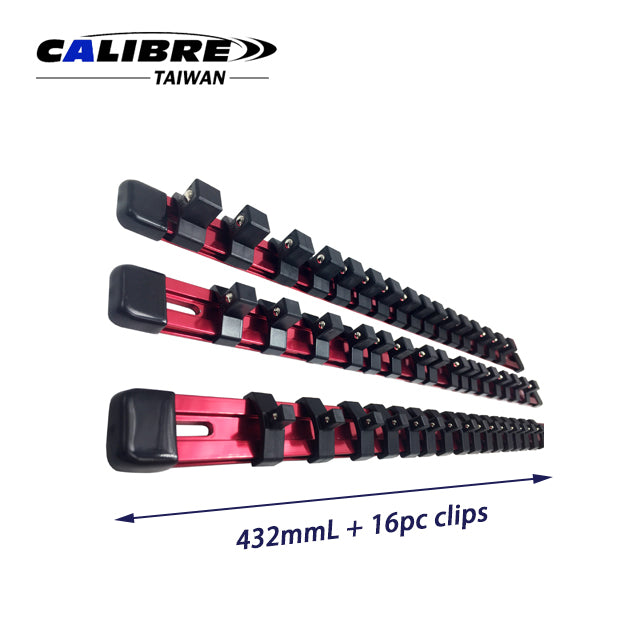 3pc Aluminum Socket Holder Set