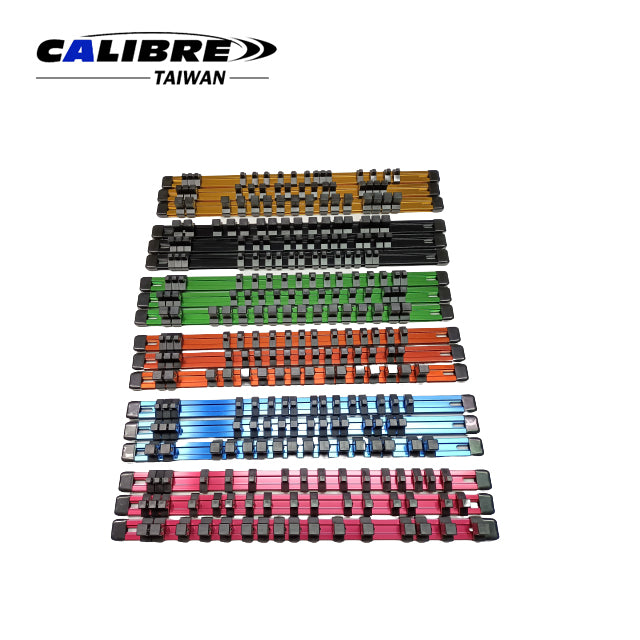 3pc Aluminum Socket Holder Set