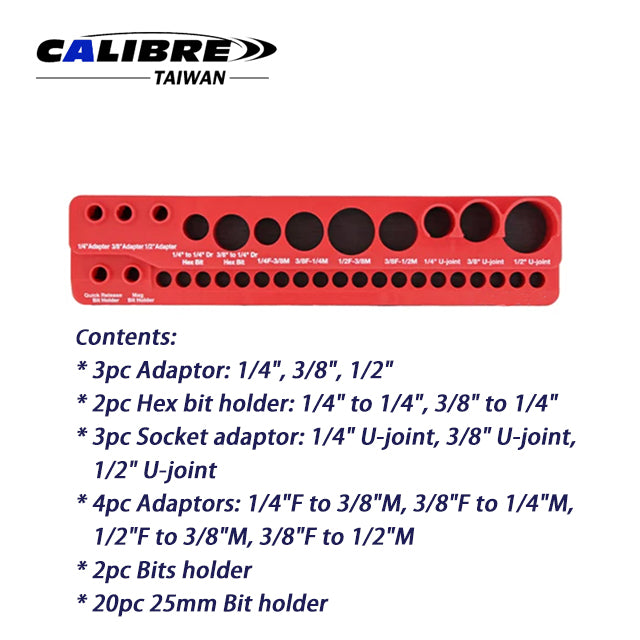 34pc Magnetic Socket Accessory Holder