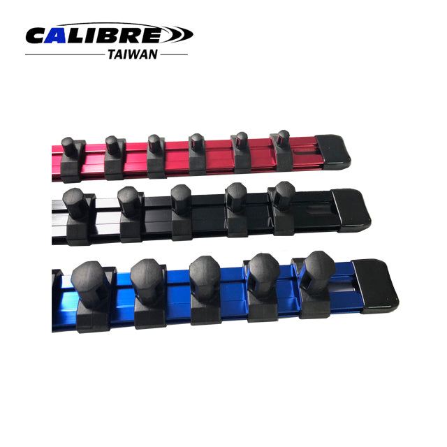 3pc Aluminum Socket Holder Set with Quick Lock Clips