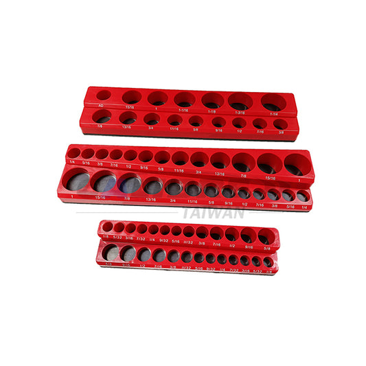 3pc SAE Magnetic Socket Holder Set