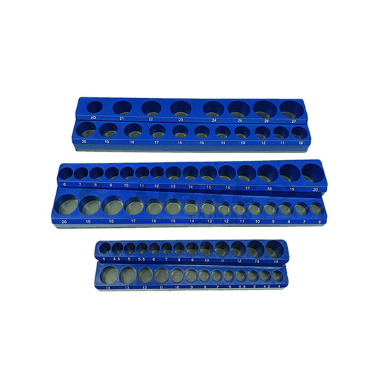 3pc Metric Magnetic Socket Holder Set