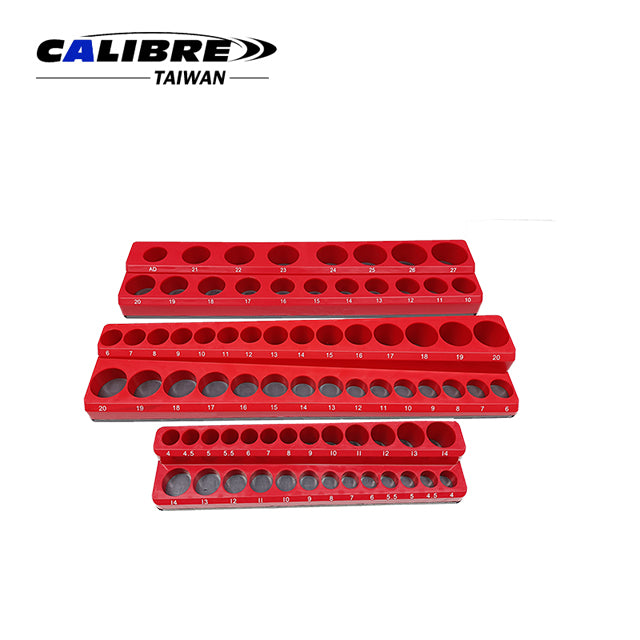 3pc Metric Magnetic Socket Holder Set