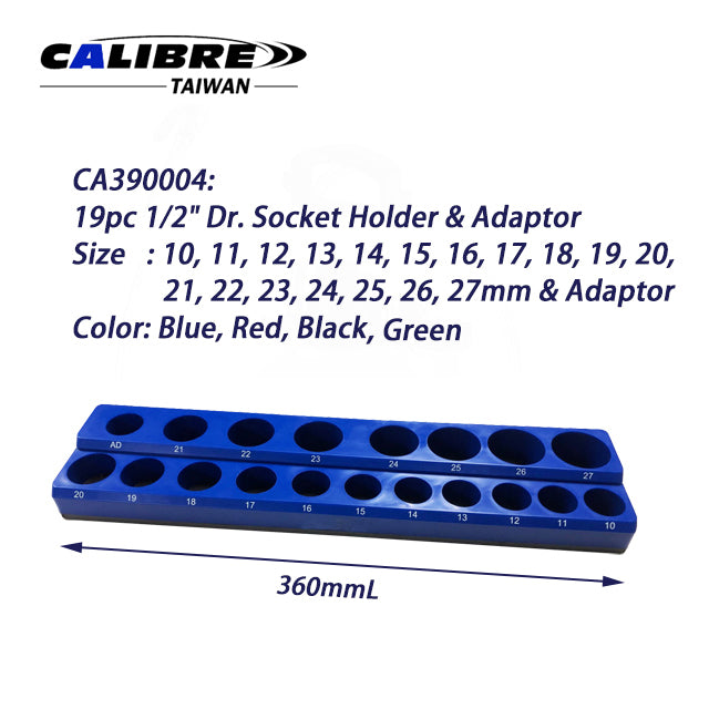 3pc Metric Magnetic Socket Holder Set