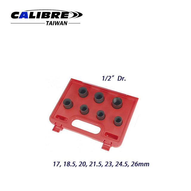 7pc 1/2”Dr Locking Wheel Nut Socket set