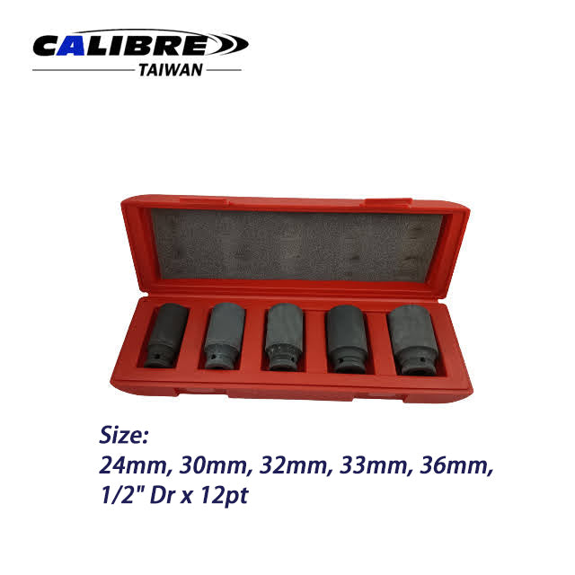 5pc Hub Nut Socket Set