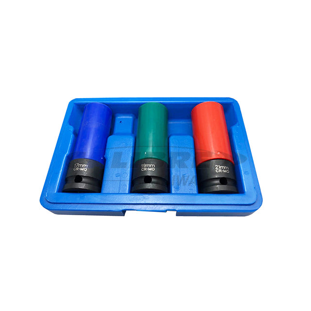 1/2” DR. Thin Wall 3pc Impact Socket Set