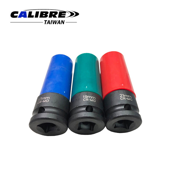 1/2” DR. Thin Wall 3pc Impact Socket Set