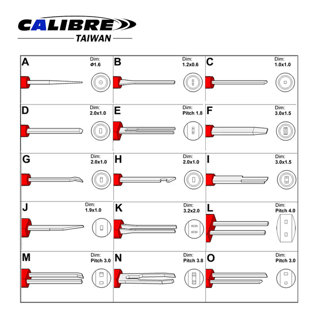 26pc Terminal Release Tool Set