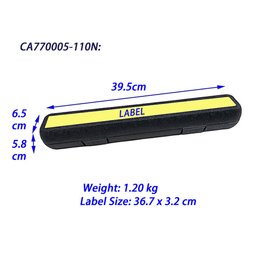 24T Adjustable Torque wrench push-through
