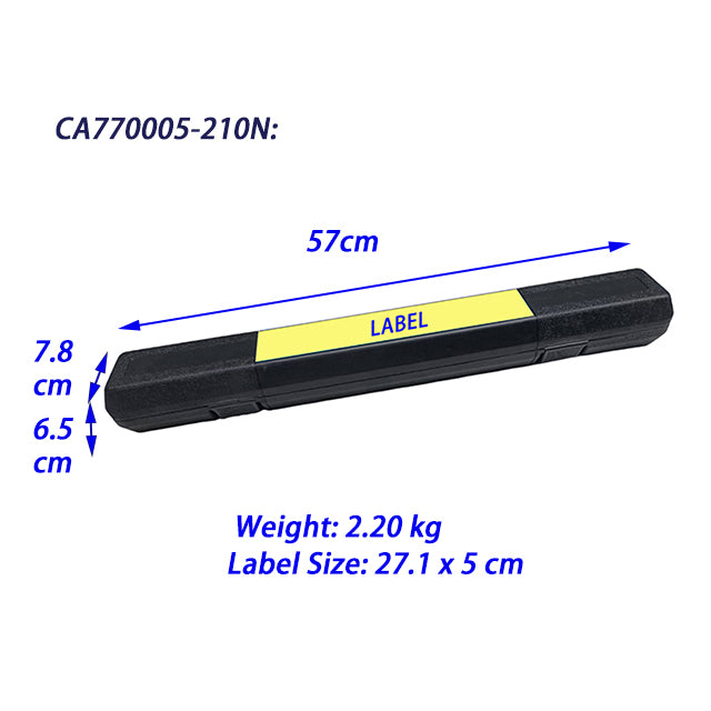 24T Adjustable Torque wrench push-through