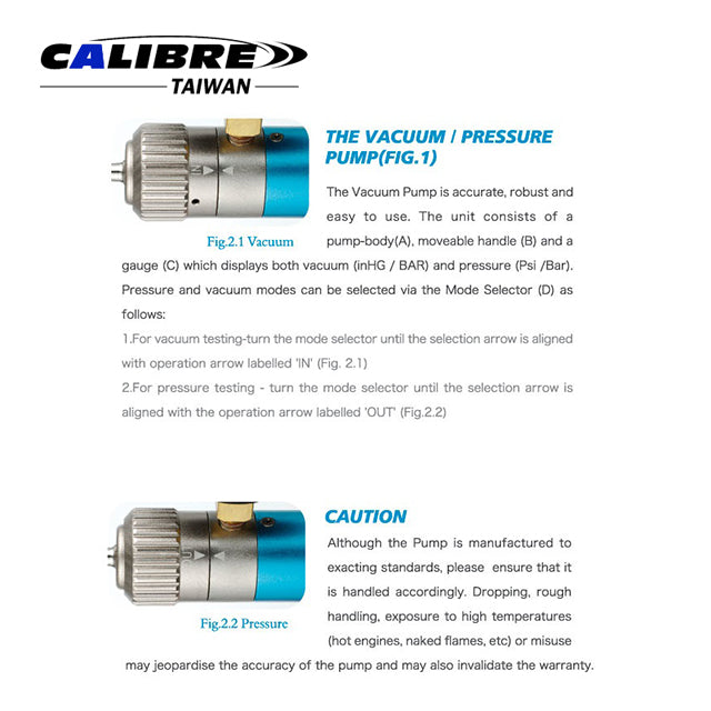 Vacuum Pump Brake Bleeding Kit