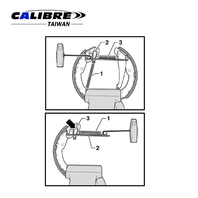 T-Handle Handbrake Hook Tool