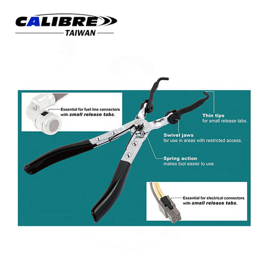 Fuel Line / Electrical Connector Pliers (Swivel Jaws)