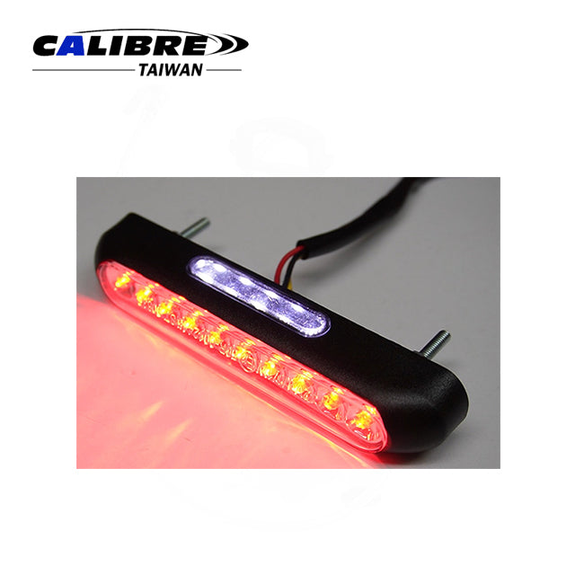 Rear Lantern with LED Shield Light Black Clear Len