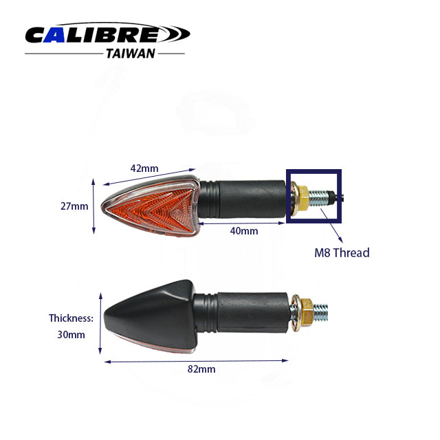Turn Signal Black 12V 21W E-approved