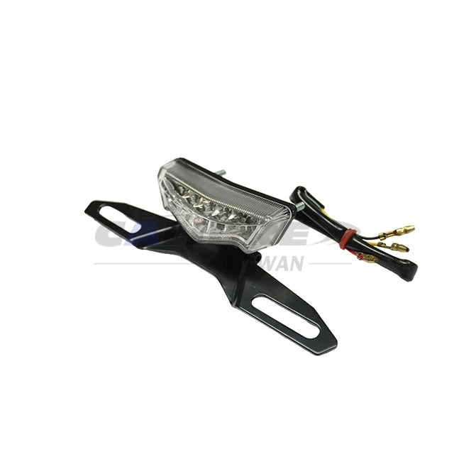 MP Rear Lantern with Shield Holder LED Clear Glass E-Approved
