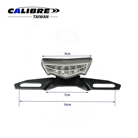 MP Rear Lantern with Shield Holder LED Clear Glass E-Approved