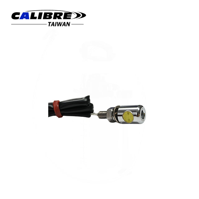 License Plate Light LED M6 Bolt Chrome E-Approved