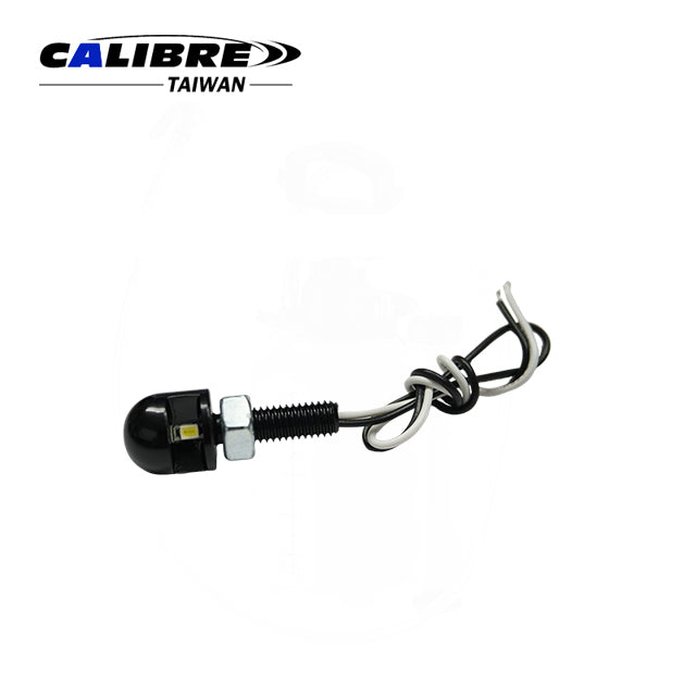 Motorcycle License Plate Light LED M6 Bolt Round