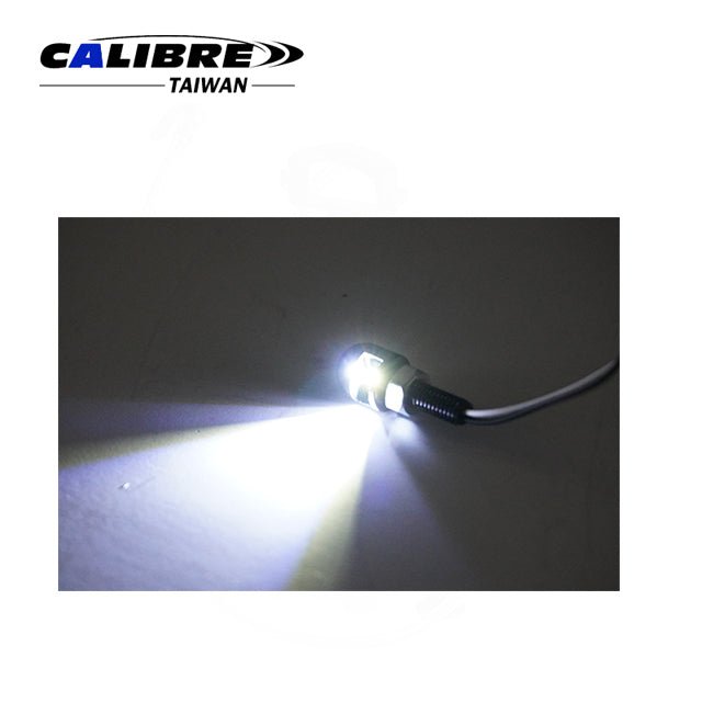 Motorcycle License Plate Light LED M6 Bolt Round
