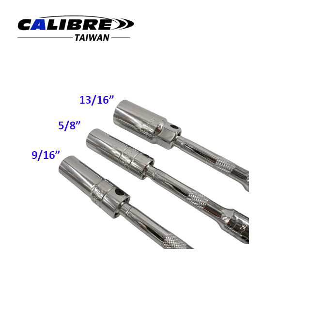 3/8” Dr 6PT 6” Length Magnetic Swivel Spark Plug Socket