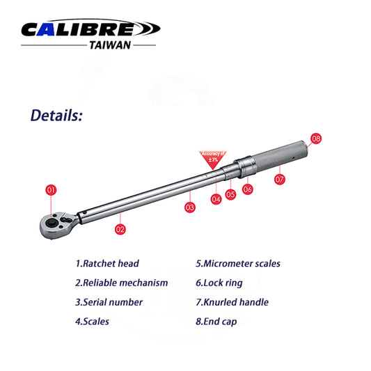 Push CW +-3% Industrial Torque Wrench