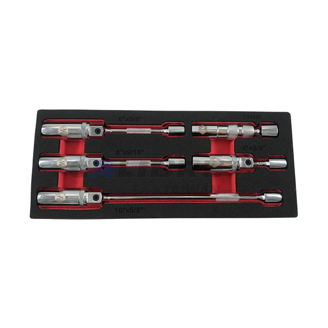 CAB940001 CALIBRE 5pc Magnetic Swivel Spark Plug Socket Set