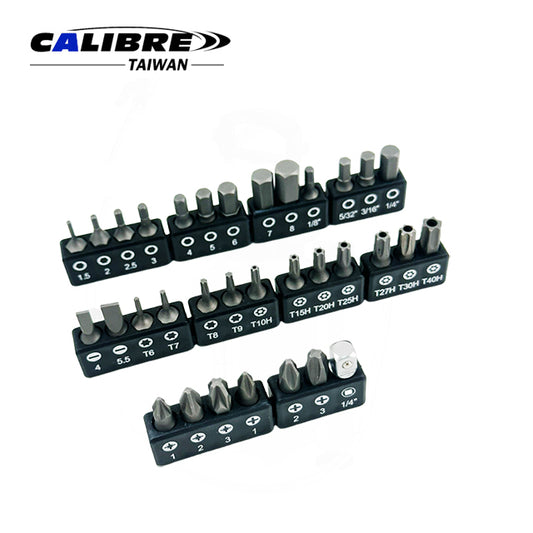 35pc 1/4" Dr Two Way Flexible Bit Ratchet Set