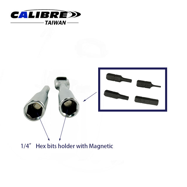 35pc 1/4" Dr Two Way Flexible Bit Ratchet Set