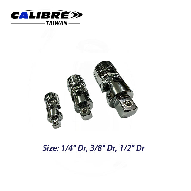 3pc Spring Flexible Universal Joint Adapter Set