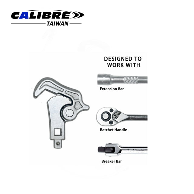 Spring Loaded Crowfoot Wrench & Adapter