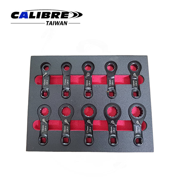 10pc 3/8" Dr Ratchet Ring Torque Adaptor Set