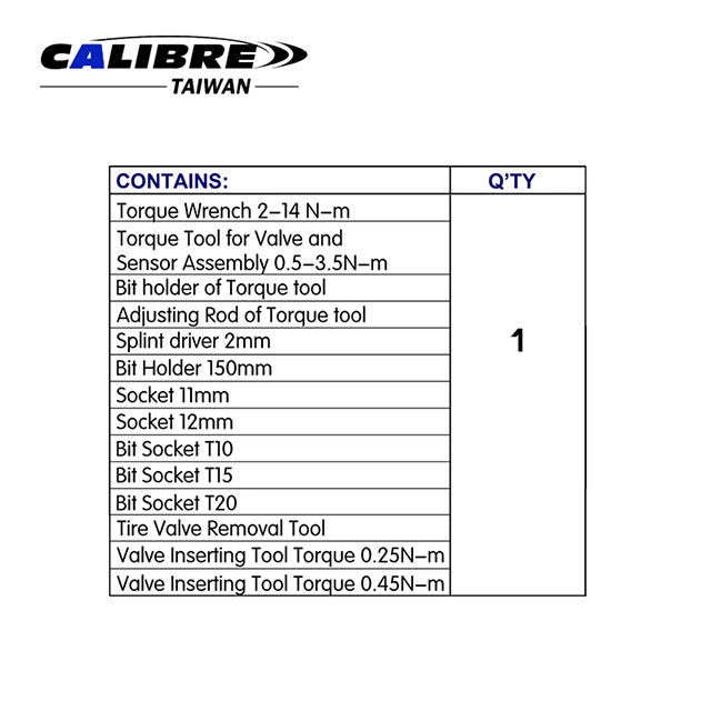 TPMS Tool Assortment