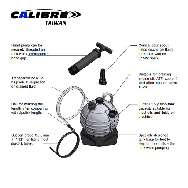 6 Liter Fluid Extractor Set