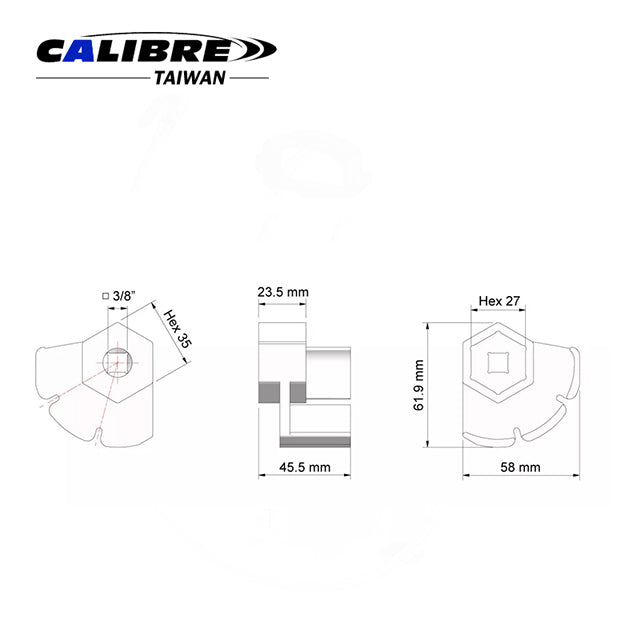 Fuel Filter Removal Tool for Toyota and Lexus Diesel Engines