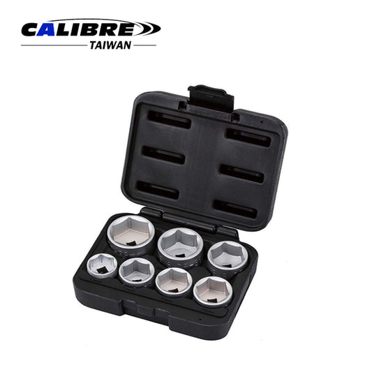 CAK0128 CALIBRE 7pc 3/8” Hex Oil Filter Wrench Set
