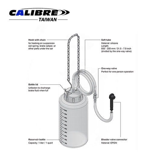 Brake Fluid Reservoir Bottle