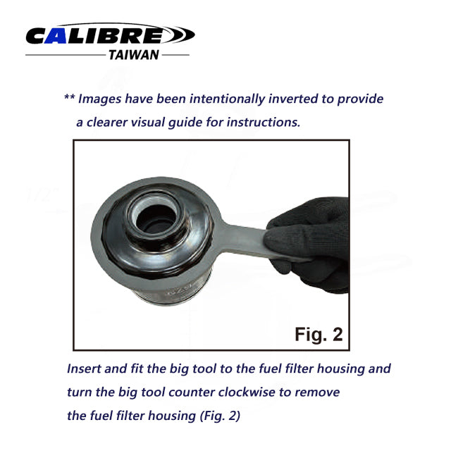 Wrench Set for Removing Fuel Filter and Sensor Mitsubishi 2.5D