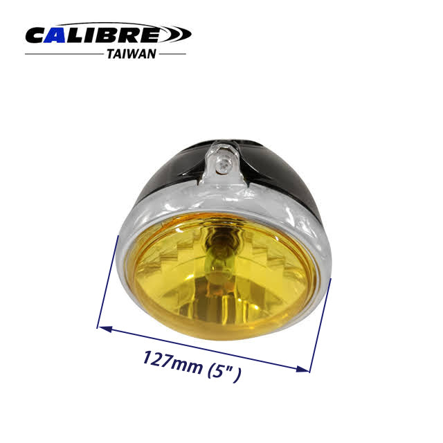 Yellow Diamond Headlight With Black Case