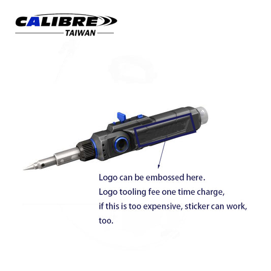 The First Gas Soldering Iron/Torch with 3 Angles (5º, 45º, 90º)
