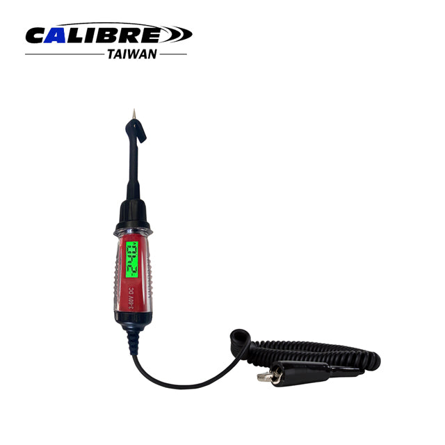 Digital Display Circuit Tester with Wire Hook