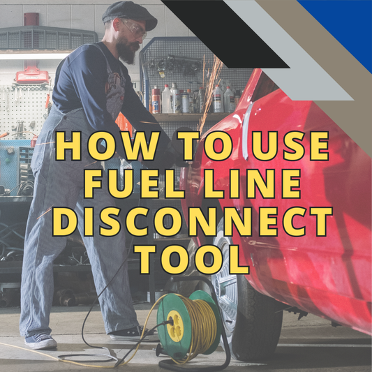 How to use the fuel line disconnect tool
